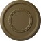 Ekena Millwork Federal Roped Large Ceiling Medallion (Canopies up to 7 3/4"), 17 3/8"OD x 1 1/8"P, Mississippi Mud CM17FEMMF - alternate 1